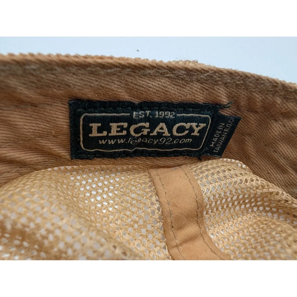 Legacy North Shore Hawaii Est 1959 Maroon Tan Trucker Hat Snapback Mesh Cap